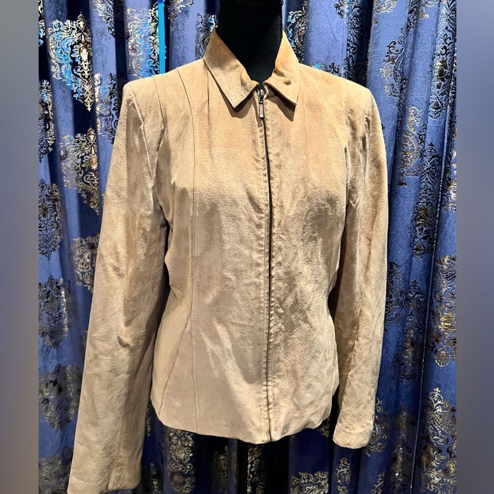 CHIC JOHN  PAUL RICHARD LEATHER JACKET SIZE M!